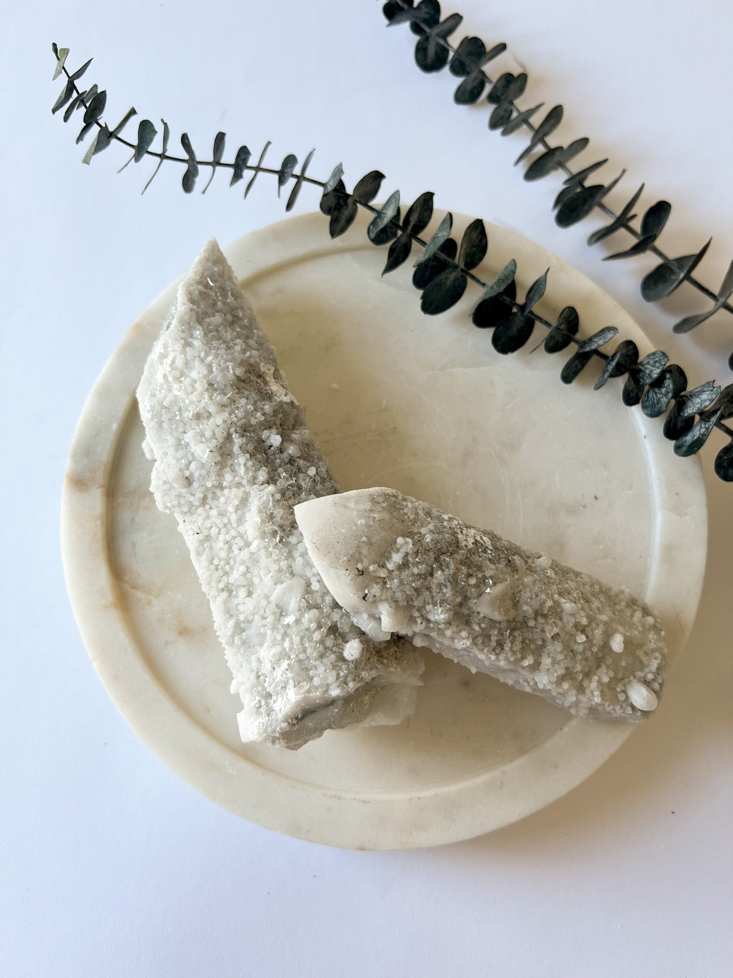 Mongolian Candle Quartz double pointed