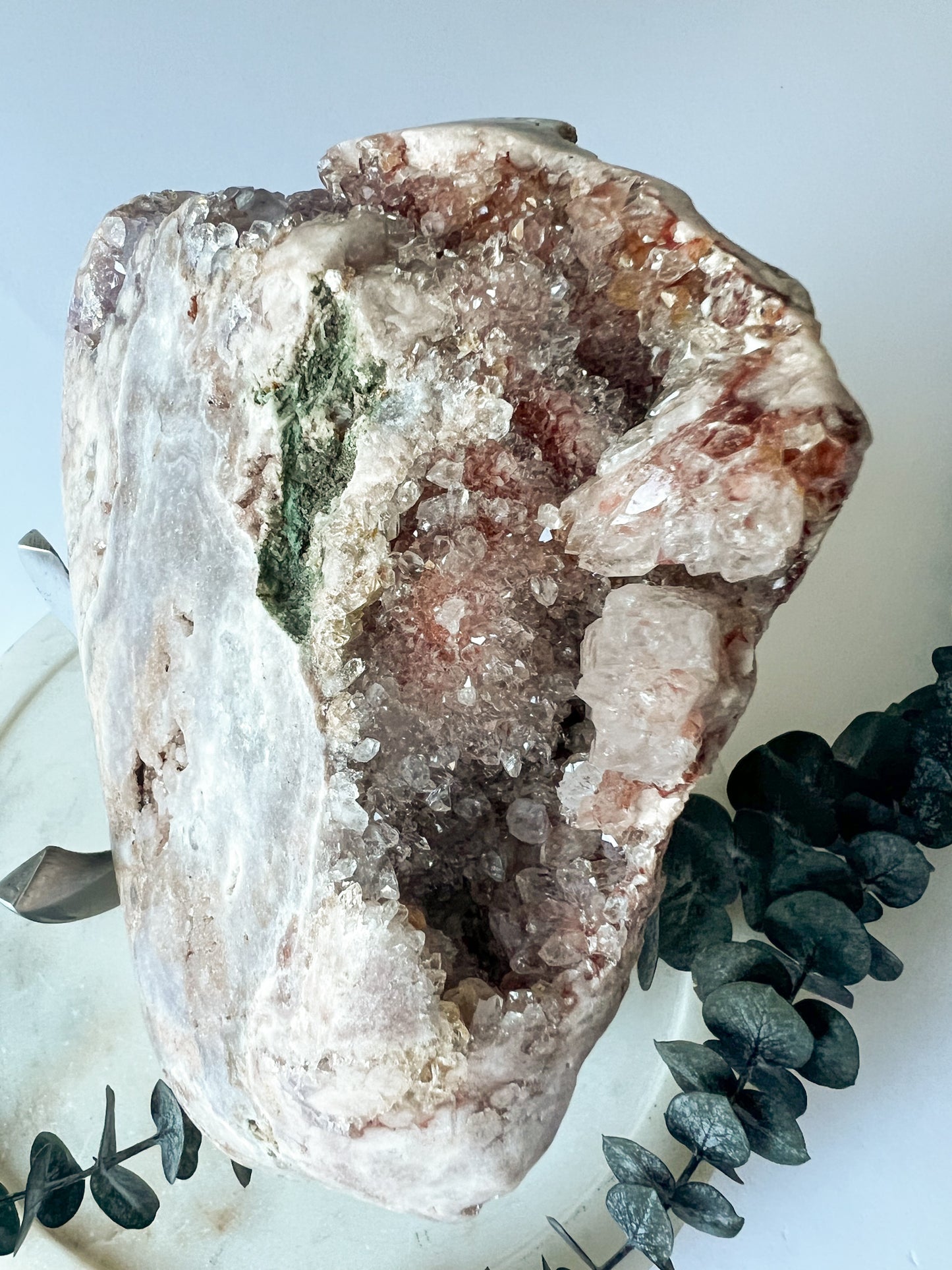 Pink Amethyst Geode