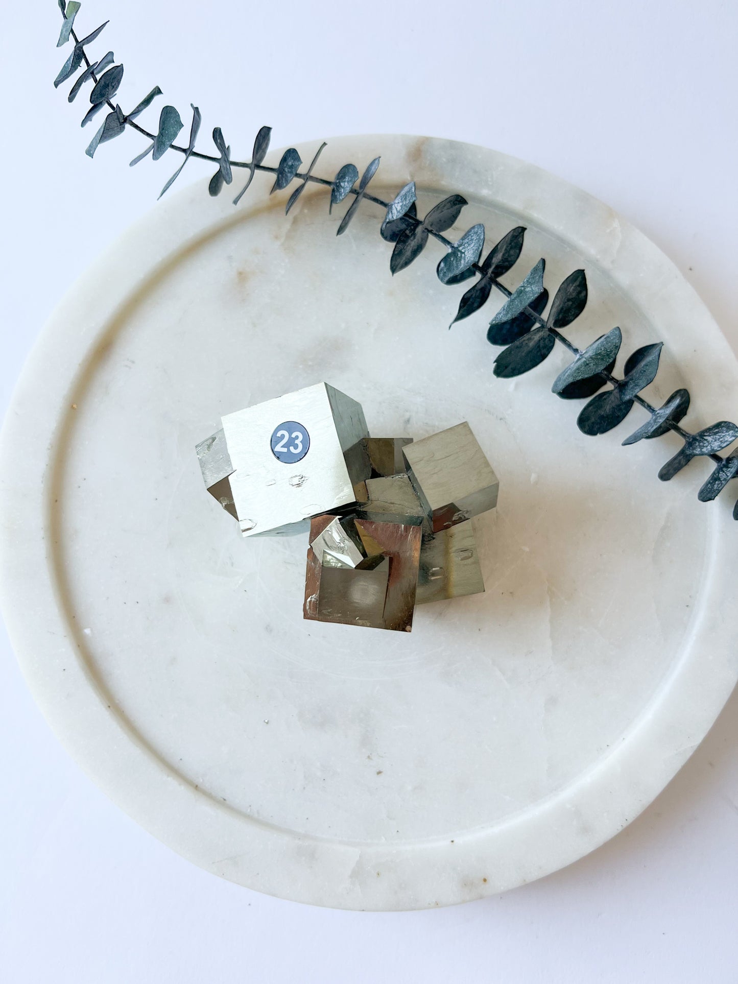 Pyrite Interlocking cubes #23