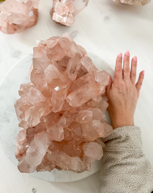 Pink Himalayan Quartz Statement Piece GH1