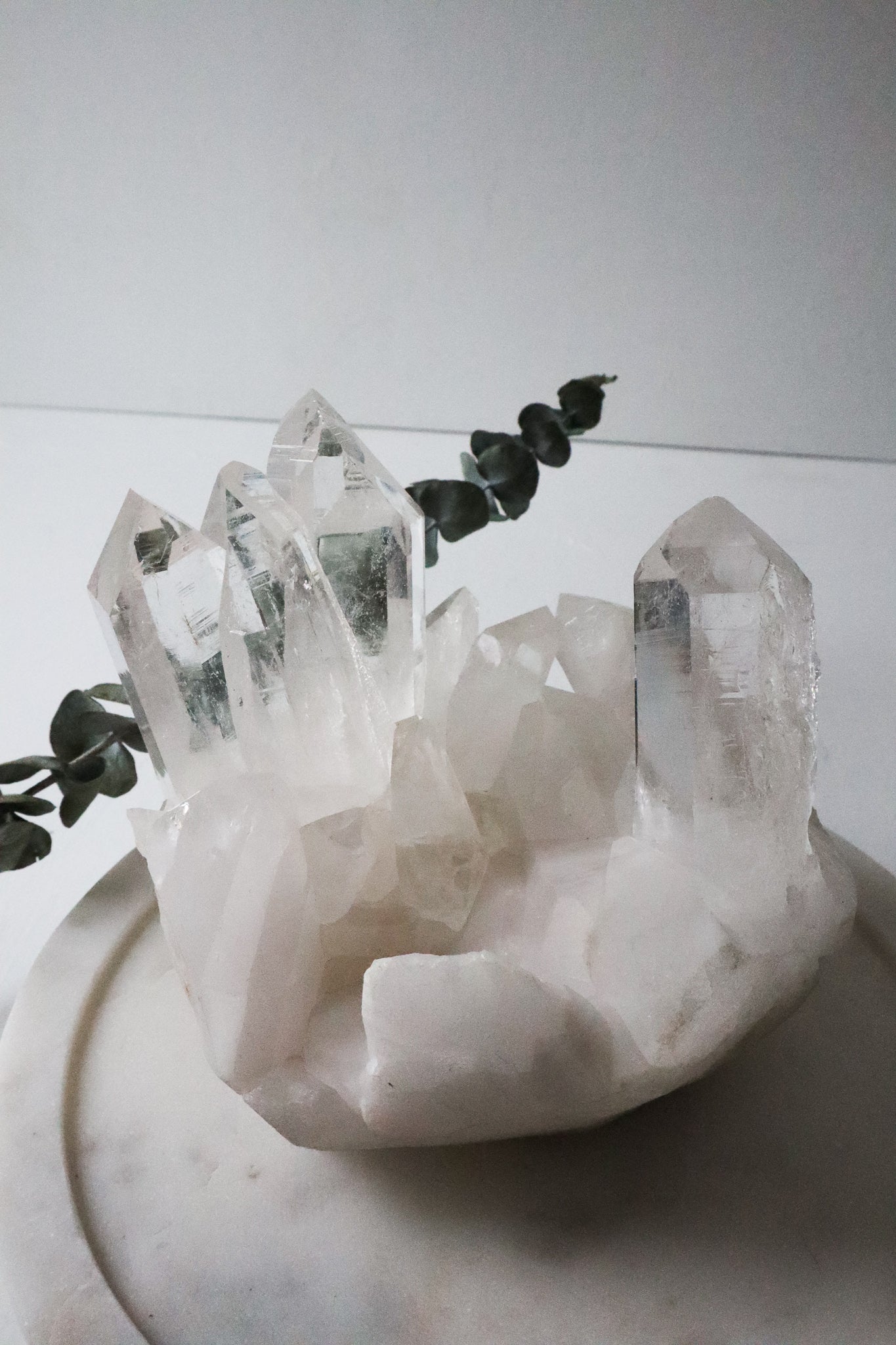 Icy Himalayan Quartz Cluster