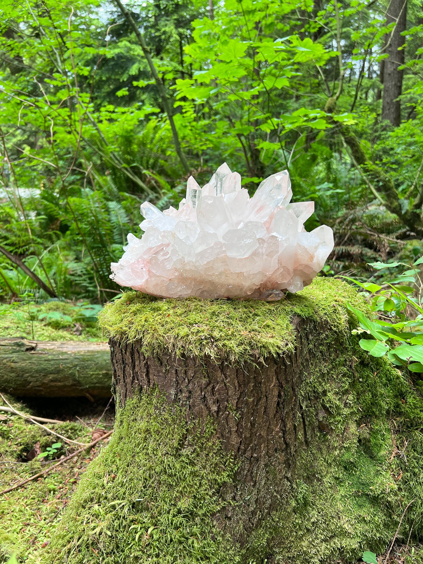 Pink Himalayan Quartz Statement Piece
