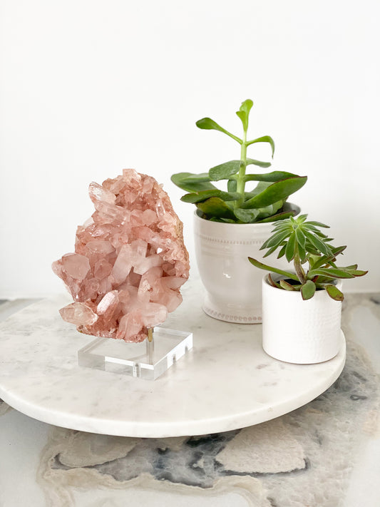 Pink Himalayan Statement Piece