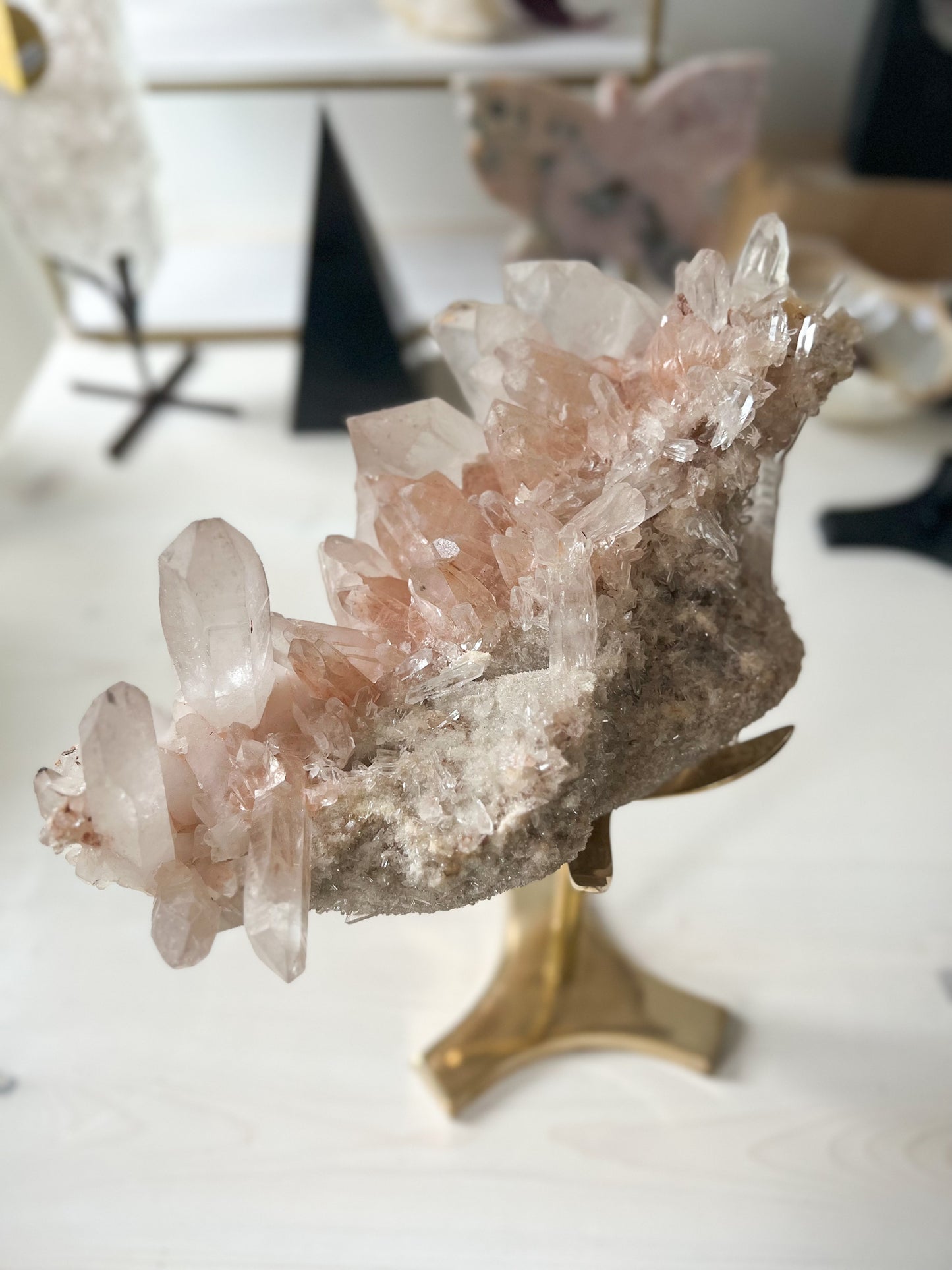 Pink Himalayan Quartz Statement Piece GH3