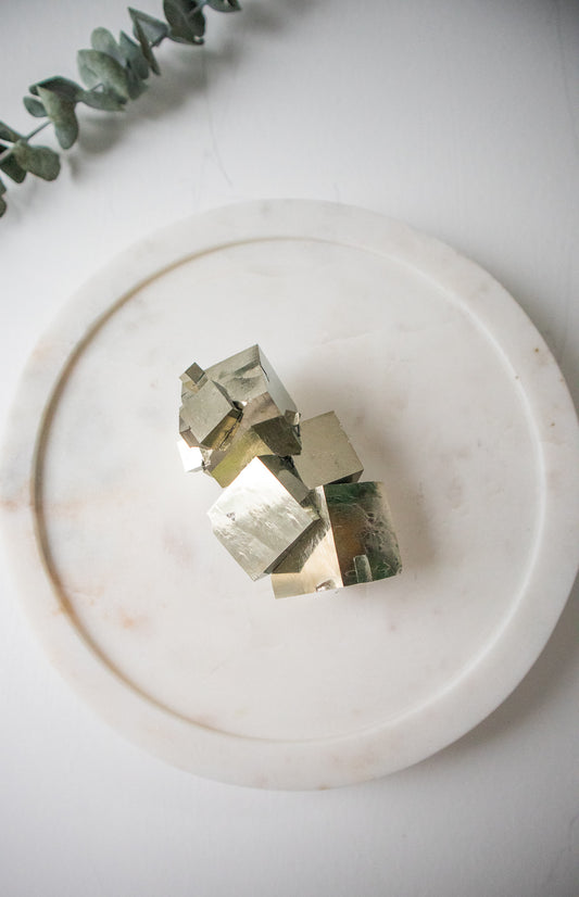 Pyrite Interlocking Cubes #P15
