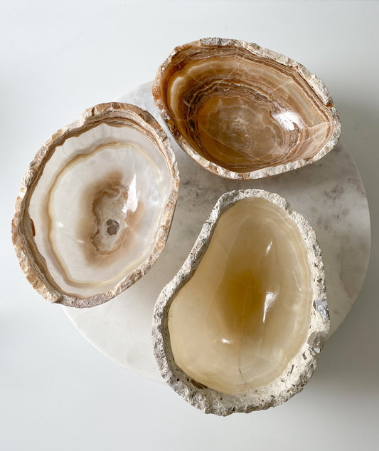 Onyx small Raw Edge Bowls