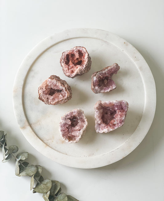 Pink Amethyst Geodes