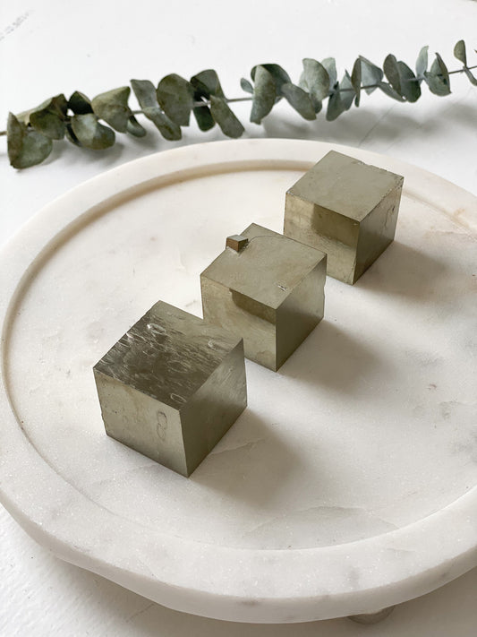 Pyrite cubes