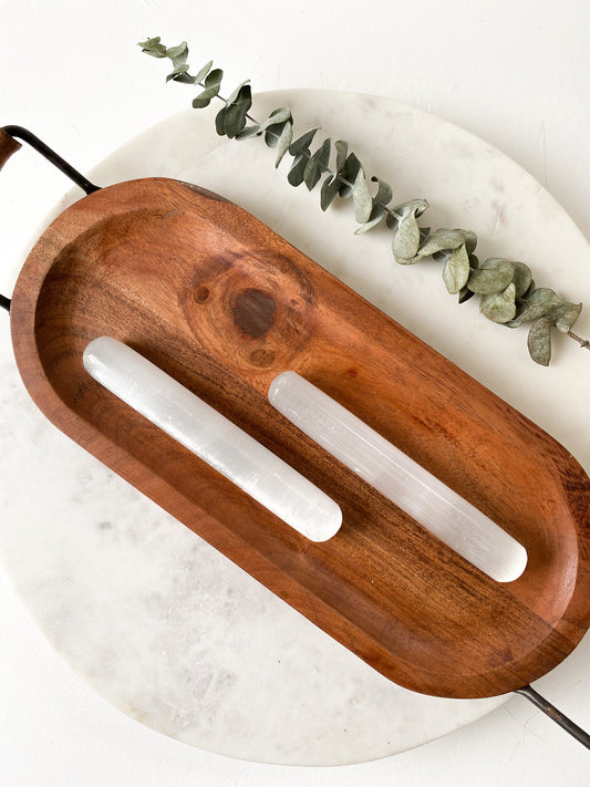 Selenite (Satin Spar) Wand