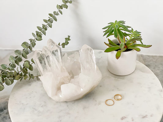Icy Himalayan Quartz Cluster